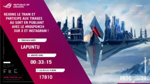 ROG Asus France Hype Train Paris Game Week 2024